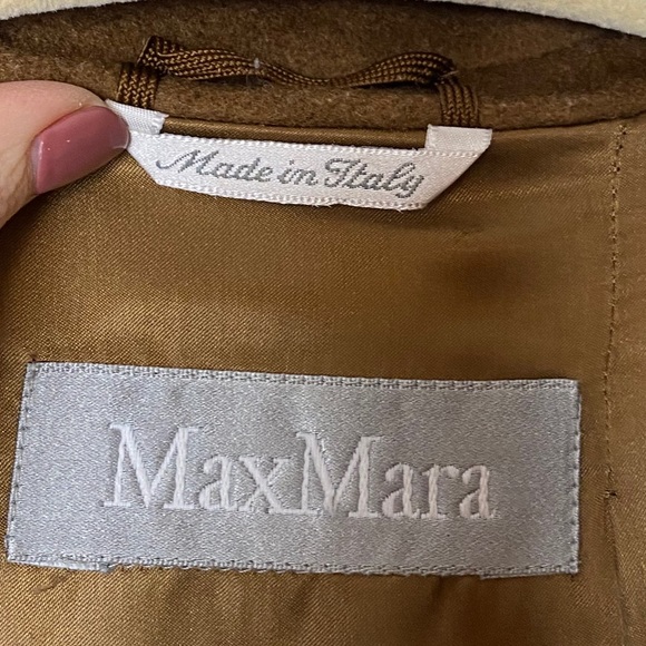 MAX MARA Camel Wool Coat - Picture 6 of 9